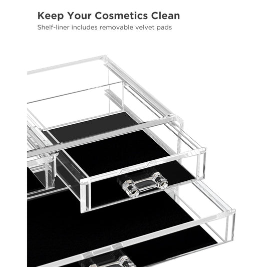 Large Makeup Organizer Drawers for Beauty Lovers