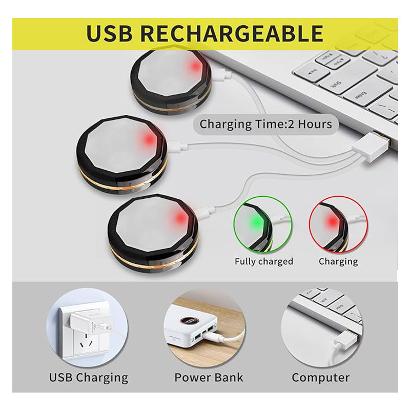 3 Pack Wireless LED Motion Lights for Any Room