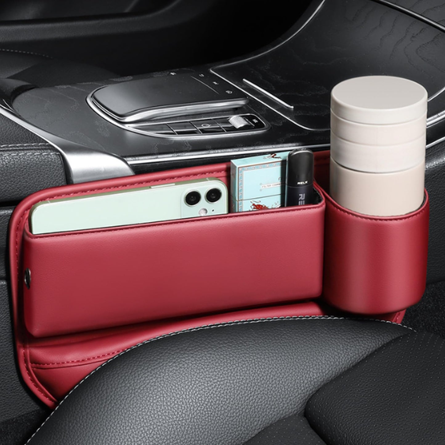 Car Seat Gap Filler Organizer for Phones, Keys, and More