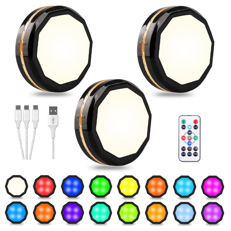 3 Pack Wireless LED Motion Lights for Any Room