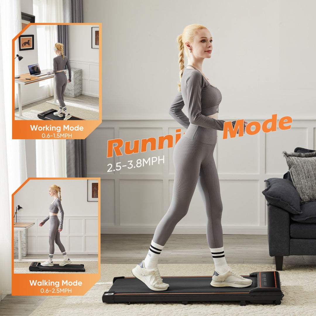 Compact Walking Treadmill for Home Fitness and Workdays