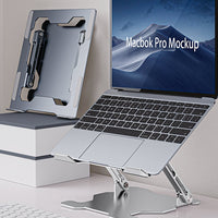 Adjustable Laptop Riser for Comfortable Viewing and Typing