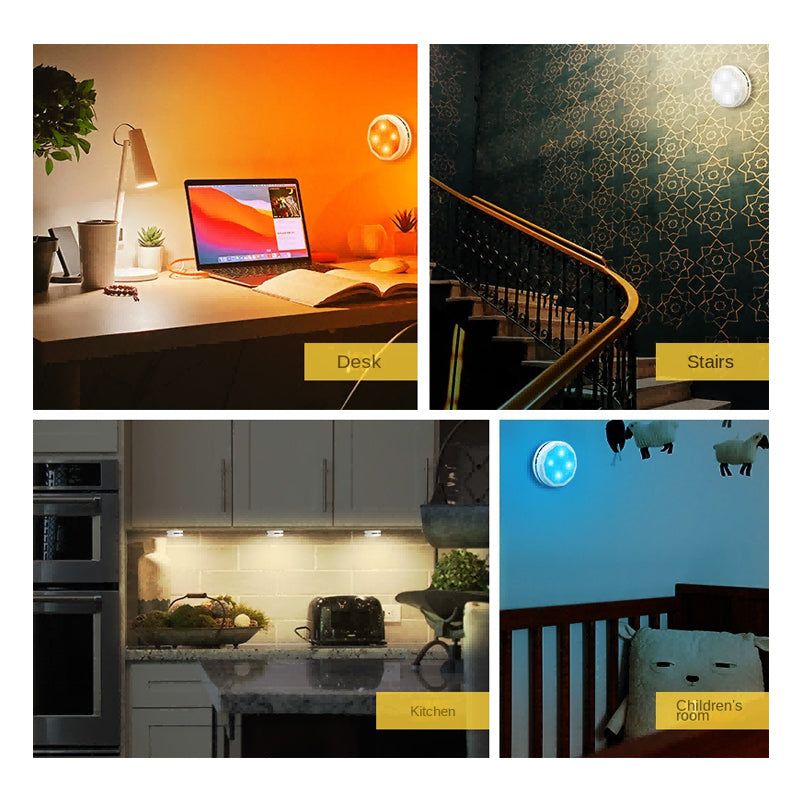 3 Pack Wireless LED Motion Lights for Any Room